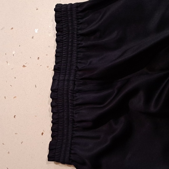 NWOT CO navy satin slacks - Picture 3 of 9